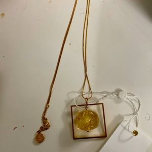 Tory Burch Geo pendant necklace
